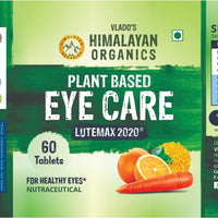 Vlado's Himalayan Organics Plant Based Eye Care Supplement 60 Tablets