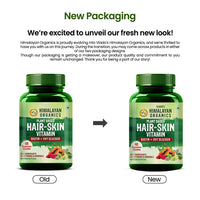 Vlado's Himalayan Organics Plant Based Hair Skin Vitamin 60 Veg Capsules