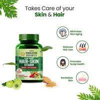 Vlado's Himalayan Organics Plant Based Hair Skin Vitamin 60 Veg Capsules