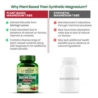 Vlado's Himalayan Organics Plant Based Magnesium Supplement 1360mg 60 Tablets