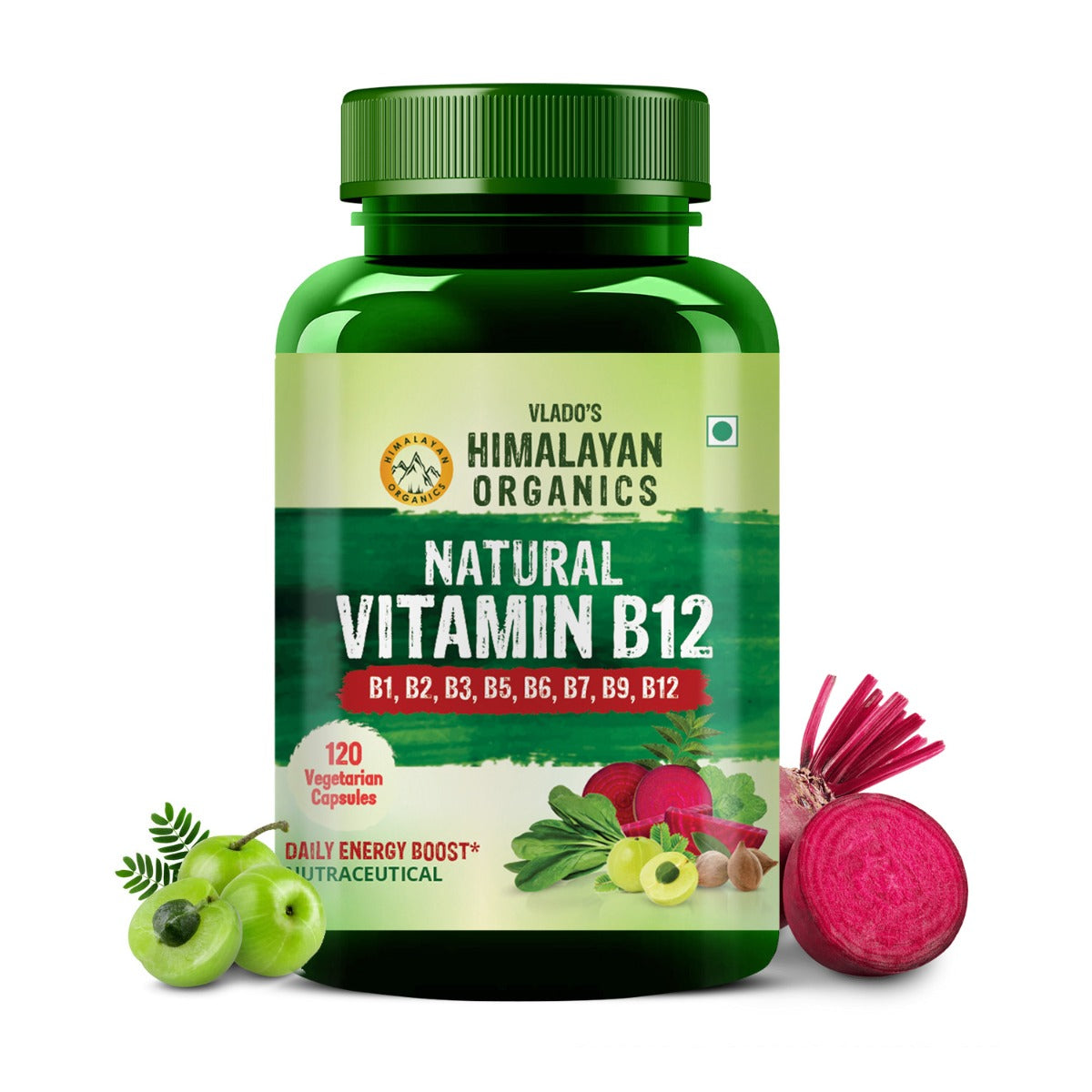 Vlado's Himalayan Organics Plant Based Vitamin B12 Natural