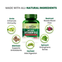 Vlado's Himalayan Organics Plant Based Vitamin B12 Natural