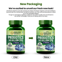 Vlado's Himalayan Organics Probiotics 50 Billion CFU with Prebiotics 150mg - 60 Veg Capsules