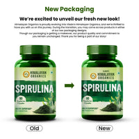 Vlado's Himalayan Organics Spirulina 2000mg Supplement 60 Capsules