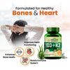 Vlado's Himalayan Organics Vitamin D3 with K2 As MK7 Supplement- 120 Veg Tablets