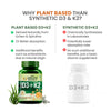 Vlado's Himalayan Organics Vitamin D3 with K2 As MK7 Supplement- 120 Veg Tablets