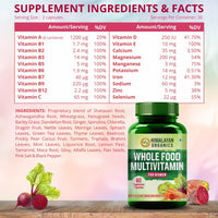 Vlado's Himalayan Organics Whole Food Multivitamin for Women 60 Capsules