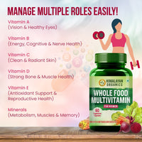 Vlado's Himalayan Organics Whole Food Multivitamin for Women 60 Capsules