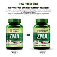 Vlado's Himalayan Organics ZMA Supplement - 120 Veg Tablets