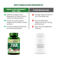 Vlado's Himalayan Organics ZMA Supplement - 120 Veg Tablets