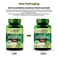 Vlado's Himalayan Organics Plant-Based Vitamin B3 14mg 120 Capsules