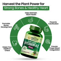 Vlado's Himalayan Organics Plant-Based Vitamin K2 Supplement - 120 Veg Capsules