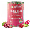 Vlado's Himalayan Organics Hair & Skin Gummies 40 mcg Biotin For Hair Growth & Glowing Skin