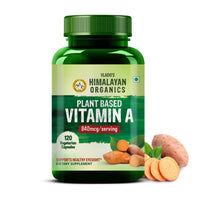 Vlado's Himalayan Organics Plant-Based Vitamin A Supplement 120 Capsules