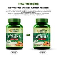 Vlado's Himalayan Organics Plant-Based Vitamin A Supplement 120 Capsules