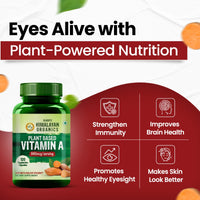 Vlado's Himalayan Organics Plant-Based Vitamin A Supplement 120 Capsules