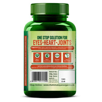 Vlado's Himalayan Organics Vegetarian Omega 3 1120mg with Algal DHA | 3X Strength Plant-Based Omega-3 | No Fish Oil | Supports Heart, Eye, Brain & Joint Health | 60 Vegetarian Capsules
