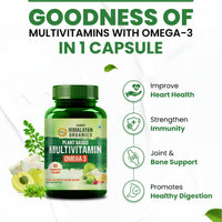 Vlado's Himalayan Organics Plant Based Multivitamin Omega 3 60 Veg Capsules