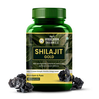 Vlado's Himalayan Organics Pure Shilajit 24 carat Gold with Ashwagandha 60 Capsules
