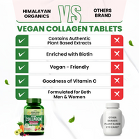 Vlado's Himalayan Organics Vegan Collagen 2000Mg With Biotin And Vitamin C - 100 Veg Tablets