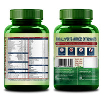 Vlado’s Himalayan Organics Multivitamin Sports 60+ Nutrients | Vitamin B1,B2,B3,B5,B6,B12,A,E,C,D,K,Biotin,Calcium,Zinc - 90 Tablets