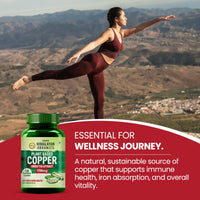 Vlado's Himalayan Organics Plant Based Copper 1700mcg with Green Tea Extract - 120 Veg Capsules