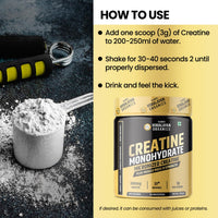 Vlado's Himalayan Organics Pure Micronised Creatine Monohydrate Powder 33 Servings
