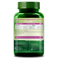 Vlado's Himalayan Organics L-Taurine 500mg Supplement 120 Capsules