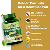 Vlado's Himalayan Organics Ashwagandha Gold 60 Veg Capsules