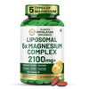 Vlado's 5X Liposomal Magnesium 2100mg Complex - Sleep, Cramps, Recovery, 120 Tabs