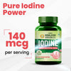 Vlado’s Himalayan Organics Iodine Supplement | Support The Thyroid And Maintain Healthy Metabolism - 120 Veg Capsules