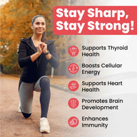 Vlado’s Himalayan Organics Iodine Supplement | Support The Thyroid And Maintain Healthy Metabolism - 120 Veg Capsules