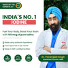 Vlado’s Himalayan Organics Iodine Supplement | Support The Thyroid And Maintain Healthy Metabolism - 120 Veg Capsules