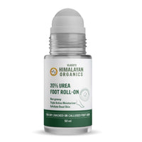 Vlado's Himalayan Organics 20% Urea Foot Cream Roll On 50ml | For Dry & Cracked Foot Skin | Helps Repair and Moisturise Cracked Heels