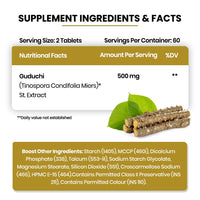 Vladoâ€™s Himalayan Organics Giloy Extracts (GUDUCHI) 500Mg - 120 Veg Tablets For Mens And Womens
