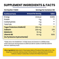 Vlado’s Himalayan Organics Sleep Support Tablets with Tagar Extract – 60 Tablets