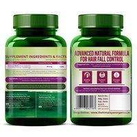 Vladoâ€™s Himalayan Organics Plant-Based Biotin 10,000mcg â€“ 120 Veg Capsules | Hair Growth, Glowing Skin & Stronger Nails Supplement for Men & Women