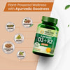 Vladoâ€™s Himalayan Organics Plant-Based Vitamin D3 600IU with K2 MK-7 â€“ 120 Veg Capsules
