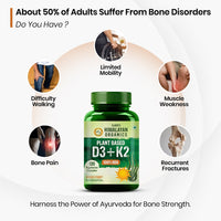 Vladoâ€™s Himalayan Organics Plant-Based Vitamin D3 600IU with K2 MK-7 â€“ 120 Veg Capsules