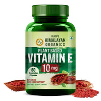 Vlado's Himalayan Organics Plant-Based Vitamin E â€“ 60 Capsules | Antioxidant Supplement for Healthy Skin & Hair