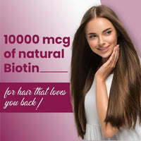Vladoâ€™s Himalayan Organics Biotin 10,000 MCG â€“ 60 Veg Tablets