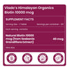 Vladoâ€™s Himalayan Organics Biotin 10,000 MCG â€“ 90 Veg Tablets