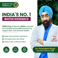 Vladoâ€™s Himalayan Organics Biotin 10,000 MCG â€“ 90 Veg Tablets