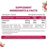 Vladoâ€™s Himalayan Organics Plant-Based Chromium 50mcg â€“ 120 Capsules
