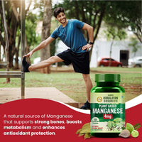 Vladoâ€™s Himalayan Organics Manganese 4mg â€“ Plant-Based Bone & Metabolism Support Supplement â€“ 120 Veg Capsules