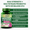 Vladoâ€™s Himalayan Organics Probiotics for Women â€“ 60 Billion CFU + 24 Strains & Prebiotics â€“ Gut Health, Bloating & Digestion Support â€“ 60 Capsules