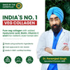 Vladoâ€™s Himalayan Organics Vegan Collagen Powder â€“ Plant-Based Marine Collagen Peptides with Biotin, Hyaluronic Acid, Vitamin C & E â€“ 100g Watermelon Flavor