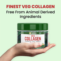Vladoâ€™s Himalayan Organics Vegan Collagen Powder â€“ Plant-Based Marine Collagen Peptides with Biotin, Hyaluronic Acid, Vitamin C & E â€“ 100g Watermelon Flavor