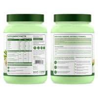 Vlado Himalayan Organics Plant Protein Powder – 28g Protein, 5g BCAA | Organic Pea Protein | Vegan, Clean, Unflavoured, 500 gm