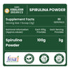 Vlado's Himalayan Organics Spirulina Superfood Powder â€“ 100 gm
